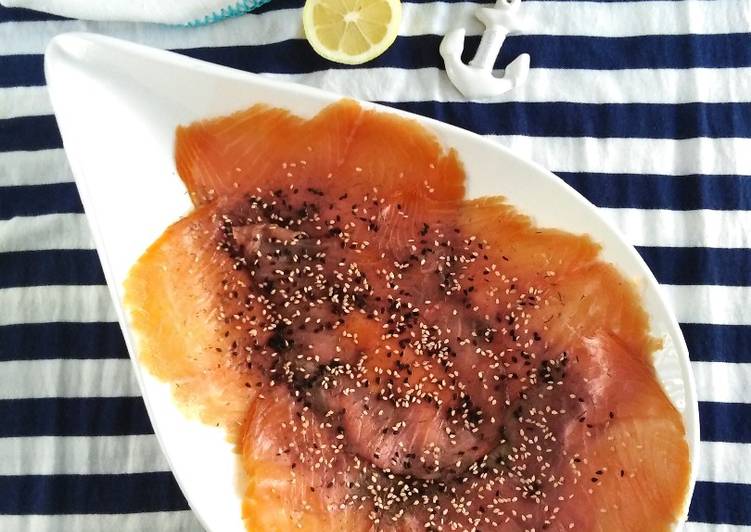 Carpaccio di salmone fast and fusion