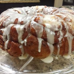A picture of Cinnamon cream cheese monkey bread.