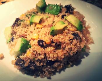 How To Serving Recipe Mexican quinoa pilaf Delicious Steady