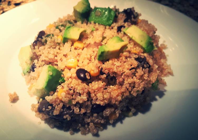 Steps to Make Speedy Mexican quinoa pilaf