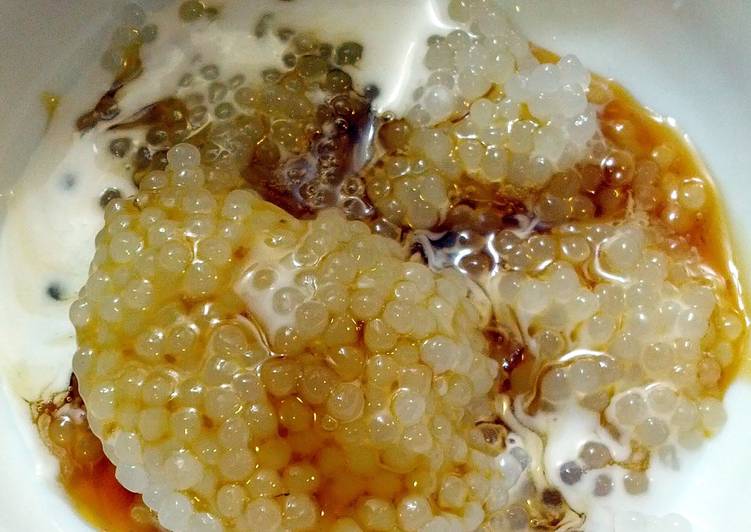 Steps to Prepare Ultimate Sago Pudding with Gula Melaka