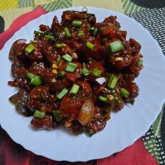 A picture of Soyabean Chilli.