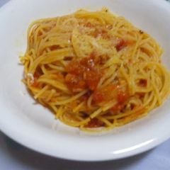 A picture of Simple and Delicious♡ Tomato Spaghetti.
