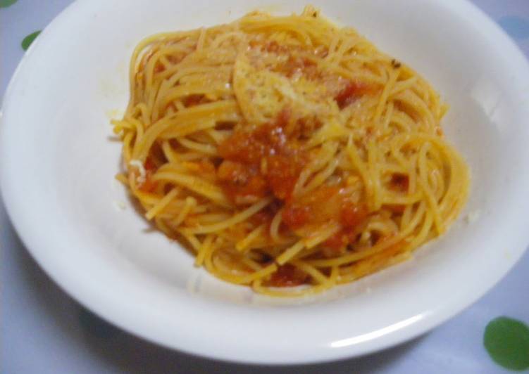 Steps to Make Quick Simple and Delicious♡ Tomato Spaghetti