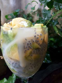 Foto resep Es Alpukat Selasih