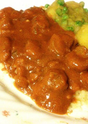 A picture of Shrimp Tikka Masala.