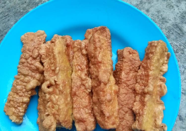 Tempe goreng telur