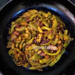 A picture of Parwal (pointed gourd), Aloo Fry.