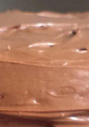 A picture of CHOPPER'S SOUR CREAM CHOCOLATE CAKE W/ CHOCOLATE FROSTING.
