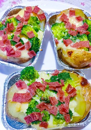 Foto resep Kentang Brokoli Panggang
