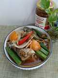 Ikan masak taucu dan bendi
