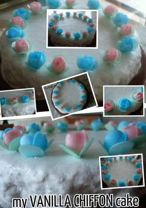 A picture of AMIEs VANILLA CHIFFON cake.