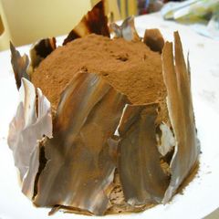 A picture of Chocolate Cake for a Grown-Up Valentine's Day.