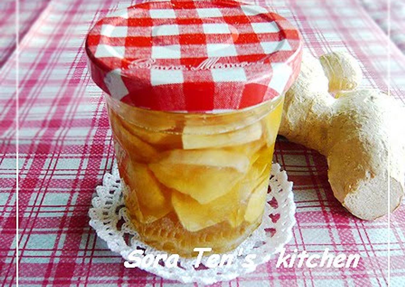 Ginger In Honey For Ginger Tea