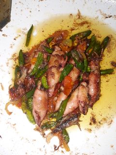 Foto resep Asin Cumi pedas manis