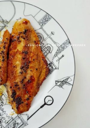 A picture of Pan-grilled Dory Blackpepper.