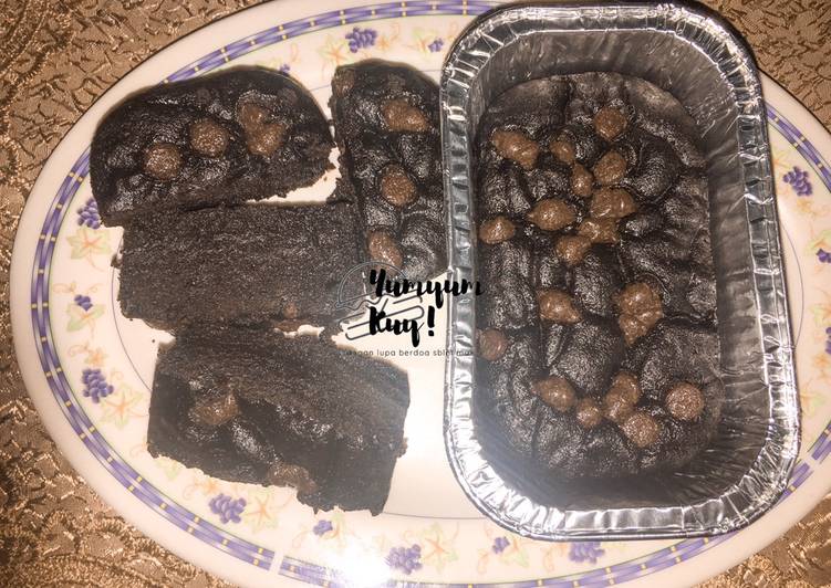 Resep Fudgy Brownies Steam ✨ (No Mixer, No Oven), Enak