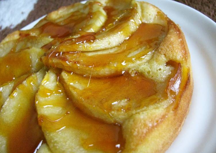 Steps to Prepare Super Quick Homemade Crunchy Caramel Apple Tart