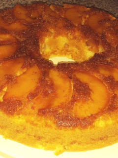 Una foto de Torta de manzana invertida
