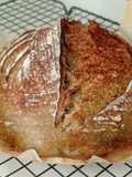 Moringa Flaxseeds Sourdough Bread