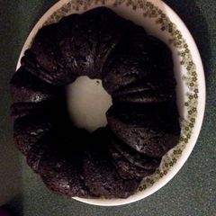 A picture of Easy Double Fudge Cake.