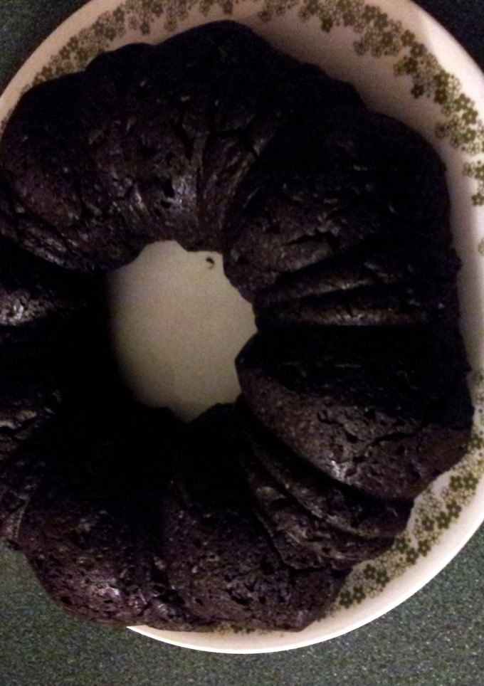 A picture of Easy Double Fudge Cake.