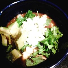 A picture of Chicken Tortilla Soup.