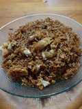 Arroz frito con pollo