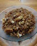 Arroz frito con pollo