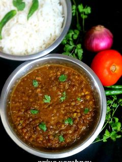 ढाबा स्टाइल काली मसूर दाल (dhaba style kali masoor dal recipe in Hindi) रेसिपी मुख्य फोटो