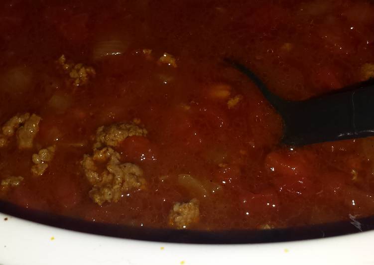 Slow cooker chili