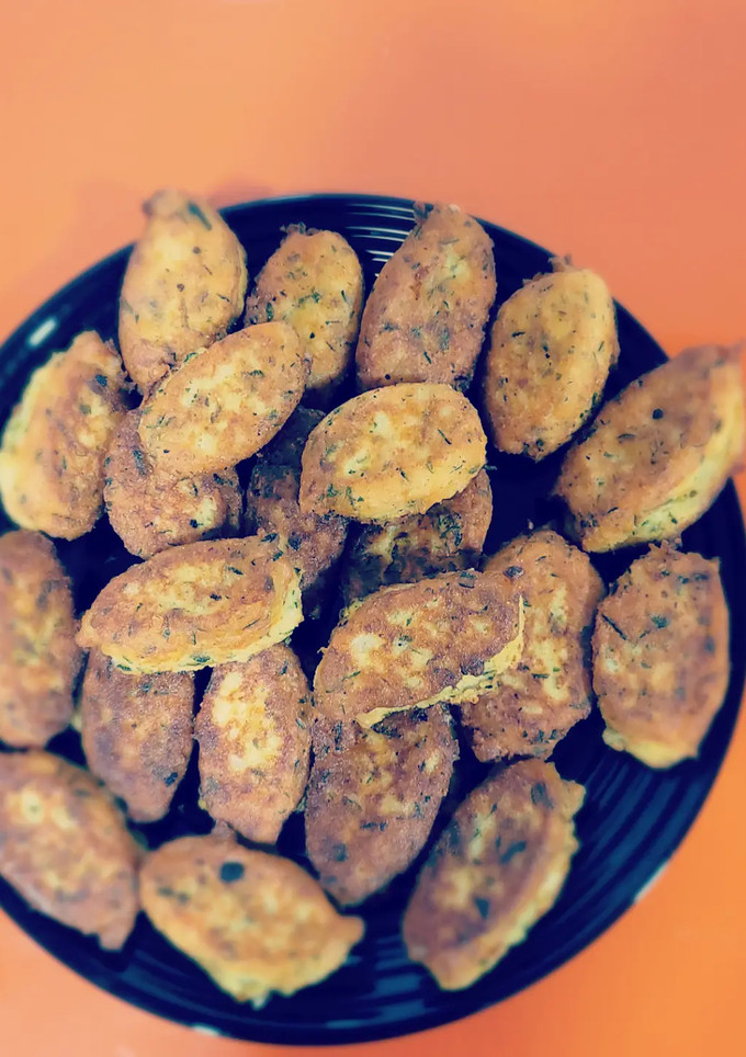 Una foto de Croquetas de calabacín y patata