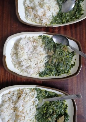 صورة لوصفة سبانخ ورز