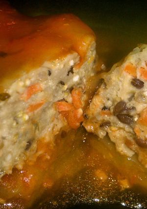 A picture of Qunioa & Flax Seed Cabbage Rolls.