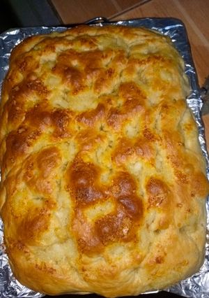 A picture of Focaccia bread.