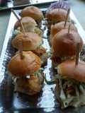 SOUTHERN chicken sliders with Carolina coleslaw!