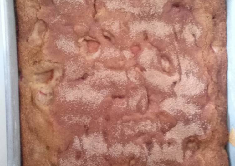 Recipe of Speedy Rhubarb Dessert