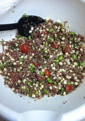 A picture of Quinoa Edamame Salad (Vegetarian).