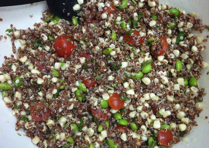 Simple Way to Make Favorite Quinoa Edamame Salad (Vegetarian)