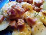 potato meat gratin