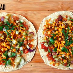 A picture of Masala Papad.