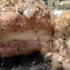 A picture of Hawaiian Ham & Cheese Sliders.