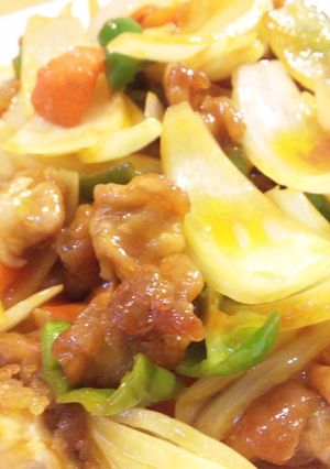 A picture of Simple Sweet n' Sour Pork (With Thinly Sliced Pork).