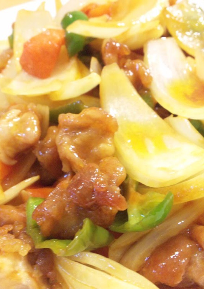 A picture of Simple Sweet n' Sour Pork (With Thinly Sliced Pork).