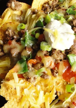 A picture of Beef Nachos.