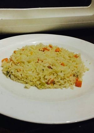 A picture of Carrot rice.