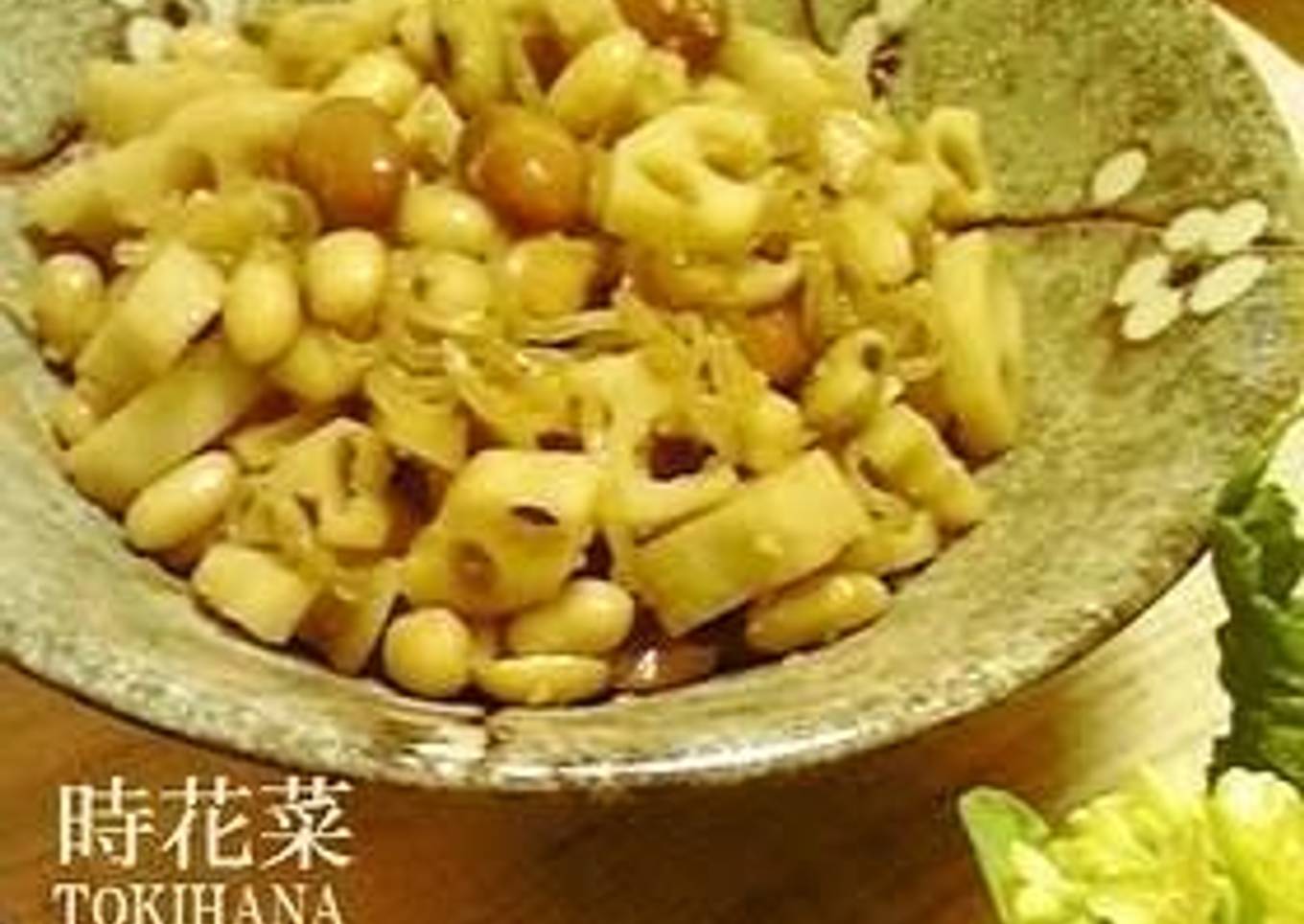 Simmered Lotus Root and Beans (With an Easy-to-Remember Ratio of Ingredients)