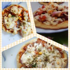 No yeast Veg Pizza A picture of No yeast Veg Pizza.