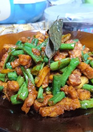 Foto resep Oseng Oseng Tempe Kacang Panjang