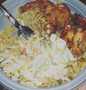 Easy Steps to Prepare Recipe Curry rice,fried chicken with coleslaw that is Can Pamper Your Tongue, Perfect}